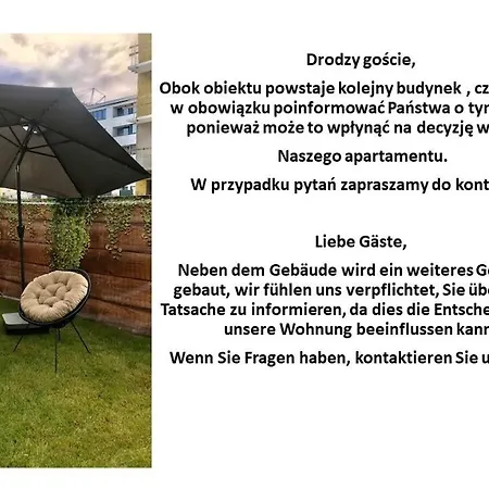 Apartament Natural Z Ogrodkiem W Baltic Marina Apartment